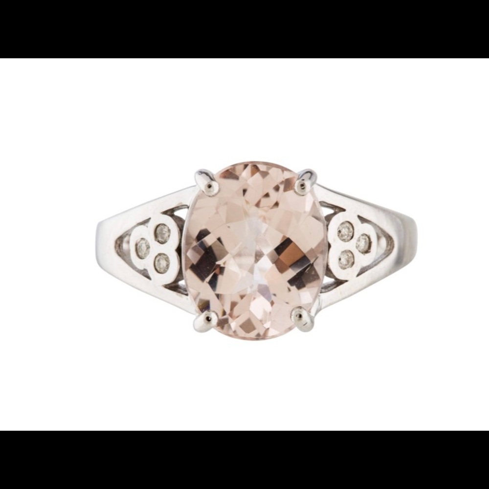Real morganite ring - Picture 4 of 8
